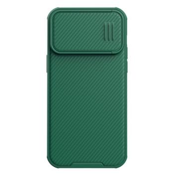 Nillkin CamShield S Case iPhone 14 Pro Max Armor tok kameravédővel zöld kép