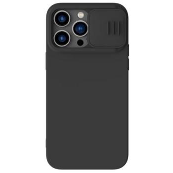 NILLKIN CAMSHIELD SILKY MAGNETIC szilikon telefonvédő (mágneses, plüss belső, kamera védelem, környezetbarát) FEKETE Apple iPhone 14 Pro kép