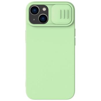Nillkin CamShield Silky szilikon tok iPhone 14 Plus 6.7 2022 menta zöld kép
