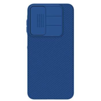 NILLKIN CAMSHIELD szilikon telefonvédő (ütésállóság, kameravédő, csíkos) SÖTÉTKÉK Samsung Galaxy A16 5G (SM-A166), Galaxy A16 4G (SM-A165) kép