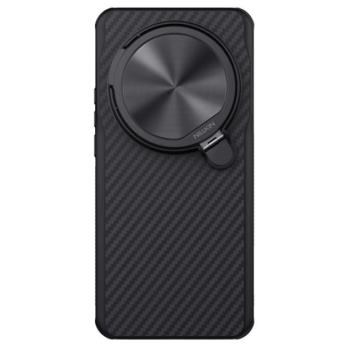 NILLKIN CARBOPROP szilikon telefonvédő (ütésállóság, aramid bevonat, kitámasztó, karbon minta) FEKETE Xiaomi 15 Ultra kép