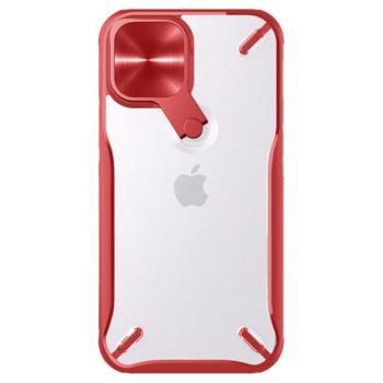 NILLKIN CYCLOPS műanyag telefonvédő (közepesen ütésálló, légpárnás sarok, kameravédő, kitámasztó) PIROS Apple iPhone 12 mini kép