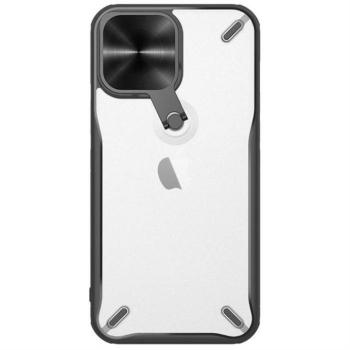 Nillkin Cyclops tok tartós telefontok kameravédős telefontok és összecsukható kitámasztóval iPhone 13 Pro fekete kép