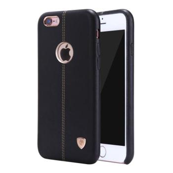 Nillkin Englon iPhone 6 6S Plus (5,5&quot;) fekete bőr prémium hátlap tok kép