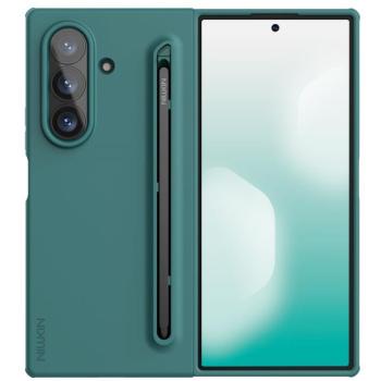 Nillkin Flex Pure Fold Samsung Galaxy Z Fold 7 műanyag hátlap tok + S-pen, zöld kép
