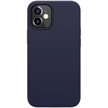 NILLKIN FLEX PURE szilikon telefonvédő (ultravékony, környezetbarát, mikrofiber plüss belső, matt) SÖTÉTKÉK Apple iPhone 12 mini kép