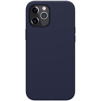 NILLKIN FLEX PURE szilikon telefonvédő (ultravékony, környezetbarát, mikrofiber plüss belső, matt) SÖTÉTKÉK Apple iPhone 12 Pro Max kép