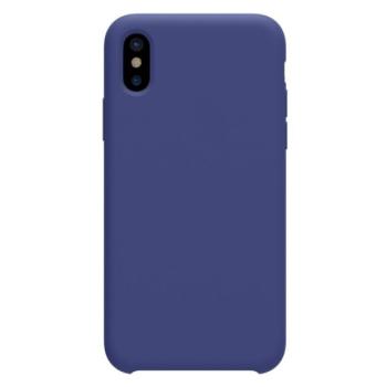 NILLKIN FLEX PURE szilikon telefonvédő (ultravékony, környezetbarát, mikrofiber plüss belső, matt) SÖTÉTKÉK Apple iPhone XS 5.8, Apple iPhone X 5.8 kép