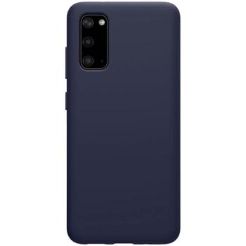NILLKIN FLEX PURE szilikon telefonvédő (ultravékony, környezetbarát, mikrofiber plüss belső, matt) SÖTÉTKÉK Samsung Galaxy S20 (SM-G980F), Samsung Galaxy S20 5G (SM-G981U) kép