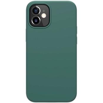 NILLKIN FLEX PURE szilikon telefonvédő (ultravékony, környezetbarát, mikrofiber plüss belső, matt) SÖTÉTZÖLD Apple iPhone 12 mini kép
