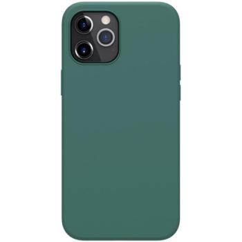 NILLKIN FLEX PURE szilikon telefonvédő (ultravékony, környezetbarát, mikrofiber plüss belső, matt) SÖTÉTZÖLD Apple iPhone 12 Pro Max kép