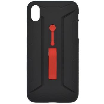 NILLKIN GRIP szilikon telefonvédő (műanyag belső, közepesen ütésálló, ujjra húzható) FEKETE Apple iPhone XR 6.1 kép
