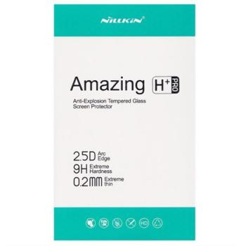 NILLKIN H+ PRO képernyővédő üveg (2.5D, UV szűrés, ultravékony, tükröződésmentes, 0.2mm, 9H + segédkeret) ÁTLÁTSZÓ Apple iPhone 17 Pro Max kép
