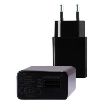 NILLKIN hálózati töltő USB aljzat (5V / 2000mA) FEKETE CAT S60, Apple iPhone 7 4.7, Apple iPhone 7 Plus 5.5, Blackberry DTEK50 , Evolveo Strongphone Q5, Vodafone Smart turbo 7 (VFD500), HTC Desire kép