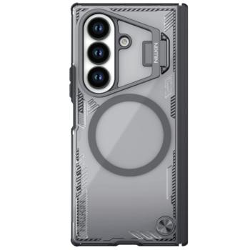 Nillkin Iceblade Prop Samsung Galaxy Z Fold 7 mágneses tok kitámasztóval, fekete-átlátszó kép