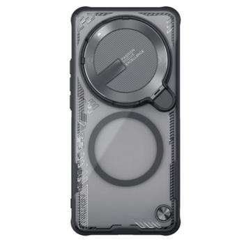 NILLKIN ICEBLADE PROP szilikon telefonvédő (ütésállóság, kameravédő, kitámasztó, MagSafe) FEKETE Xiaomi 15 Ultra kép