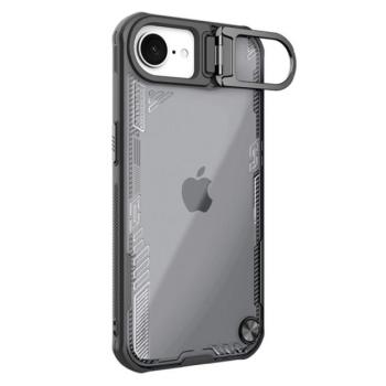 NILLKIN ICEBLADE PROP szilikon telefonvédő (ütésállóság, kitámasztó) FEKETE Apple iPhone 16e kép