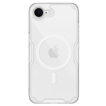 NILLKIN NATURE PRO MAGNETIC műanyag telefonvédő (ütésállóság, légpárnás sarok, MagSafe) ÁTLÁTSZÓ Apple iPhone 16e kép