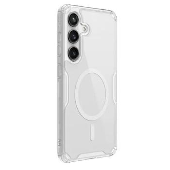 NILLKIN NATURE PRO MAGNETIC műanyag telefonvédő (ütésállóság, légpárnás sarok, MagSafe) ÁTLÁTSZÓ Samsung Galaxy S24 (SM-S921) kép