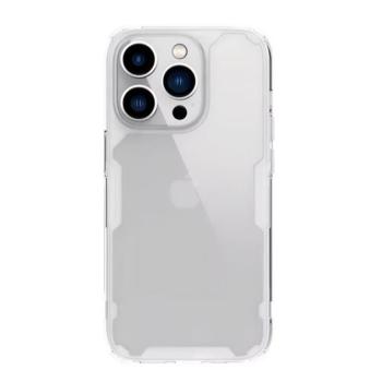 NILLKIN NATURE PRO műanyag telefonvédő (szilikon keret, közepesen ütésálló, légpárnás sarok) ÁTLÁTSZÓ Apple iPhone 14 Pro kép