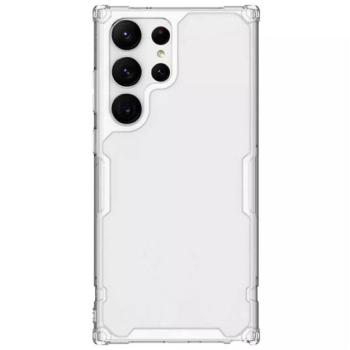 NILLKIN NATURE PRO műanyag telefonvédő (szilikon keret, közepesen ütésálló, légpárnás sarok) ÁTLÁTSZÓ Samsung Galaxy S23 Ultra (SM-S918) kép