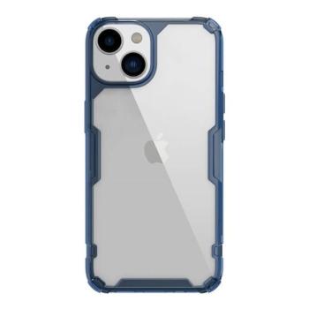 NILLKIN NATURE PRO műanyag telefonvédő (szilikon keret, közepesen ütésálló, légpárnás sarok) SÖTÉTKÉK Apple iPhone 14 Plus kép