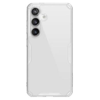 NILLKIN NATURE PRO műanyag telefonvédő (szilikon keret, ütésállóság, légpárnás sarok) ÁTLÁTSZÓ Samsung Galaxy S24 Plus (SM-S926) kép