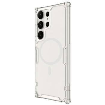Nillkin Nature Pro Samsung Galaxy S23 Ultra mágneses szilikon tok, Átlátszó kép