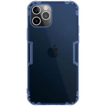 NILLKIN NATURE szilikon telefonvédő (közepesen ütésálló, légpárnás sarok, 0.6 mm, ultravékony) SÖTÉTKÉK Apple iPhone 12, Apple iPhone 12 Pro kép