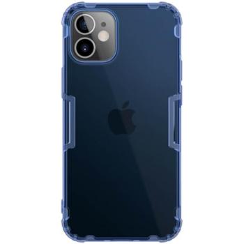 NILLKIN NATURE szilikon telefonvédő (közepesen ütésálló, légpárnás sarok, 0.6 mm, ultravékony) SÖTÉTKÉK Apple iPhone 12 mini kép