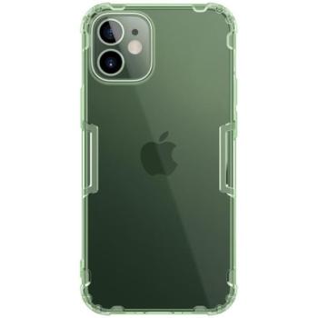NILLKIN NATURE szilikon telefonvédő (közepesen ütésálló, légpárnás sarok, 0.6 mm, ultravékony) SÖTÉTZÖLD Apple iPhone 12 mini kép