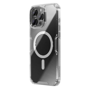 Nillkin Nature TPU Pro Apple iPhone 16 Pro Max mágneses hátlap tok, átlátszó kép