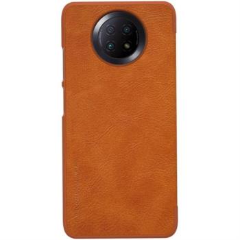 Nillkin Qin eredeti bőr tok Xiaomi redmi Note 9T 5G barna kép