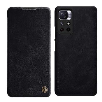 Nillkin Qin könyvtok Xiaomi Redmi Note 11T 5G / Note 11S 5G / Poco M4 Pro 5G - fekete kép