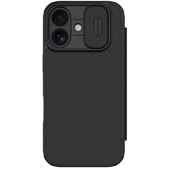 Nillkin Qin Pro Apple iPhone 17 bőr flip tok, fekete kép