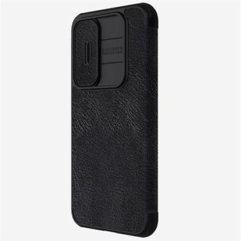 Nillkin Qin Pro Samsung Galaxy A55 5G bőr flip tok, fekete kép