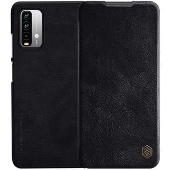 NILLKIN QIN tok álló, bőr hatású (FLIP, oldalra nyíló, bankkártya tartó) FEKETE Xiaomi Poco M3, Xiaomi Redmi 9T kép
