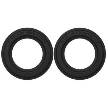 NILLKIN SNAPHOLD öntapadós fémlap 2db (mágneses autós tartóhoz ideális, kör alakú, MagSafe) FEKETE kép
