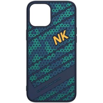 NILLKIN STRIKER műanyag telefonvédő (szilikon keret, közepesen ütésálló, méhsejt minta) SÖTÉTKÉK Apple iPhone 12 Pro Max kép