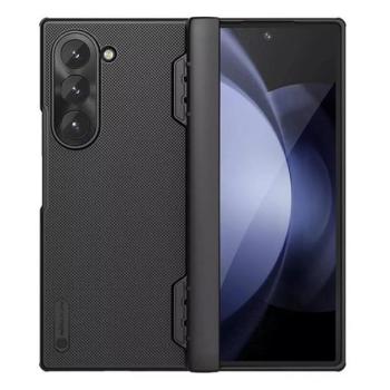 NILLKIN SUPER FROSTED FOLD műanyag telefonvédő (gumírozott, érdes felület, asztali tartós, kitámasztó) FEKETE Samsung Galaxy Z Fold6 5G (SM-F956) kép