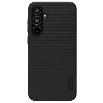 NILLKIN SUPER FROSTED műanyag telefonvédő (gumírozott, érdes felület) FEKETE Samsung Galaxy A35 5G (SM-A356) kép