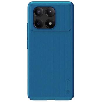 NILLKIN SUPER FROSTED műanyag telefonvédő (gumírozott, érdes felület) SÖTÉTKÉK Xiaomi Poco X6 Pro 5G kép