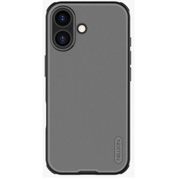 Nillkin Super Frosted PRO Apple iPhone 17 műanyag hátlap tok, átlátszó-fekete kép