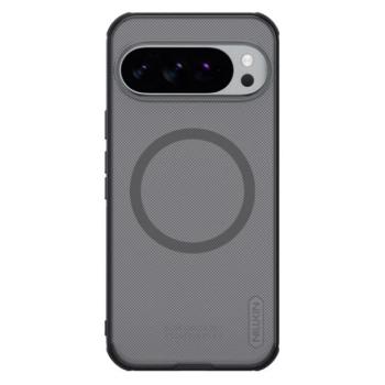 NILLKIN SUPER FROSTED PRO MAGNETIC műanyag telefonvédő (mágneses, ütésállóság, gumírozott) ÁTLÁTSZÓ/FEKETE Google Pixel 10 Pro XL kép