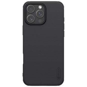 NILLKIN SUPER FROSTED PRO MAGNETIC műanyag telefonvédő (mágneses, ütésállóság, gumírozott) FEKETE Apple iPhone 16 Pro Max kép
