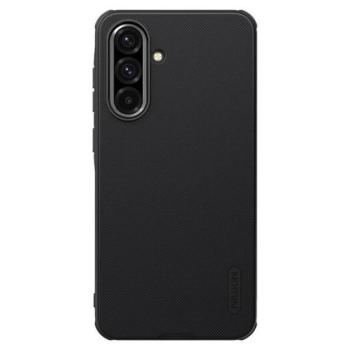 NILLKIN SUPER FROSTED PRO MAGNETIC műanyag telefonvédő (mágneses, ütésállóság, gumírozott) FEKETE Samsung Galaxy A36 5G (SM-A366) kép