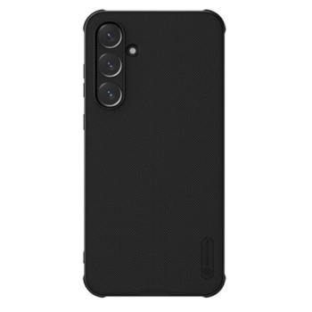 NILLKIN SUPER FROSTED PRO MAGNETIC műanyag telefonvédő (mágneses, ütésállóság, gumírozott) FEKETE Samsung Galaxy A55 5G (SM-A556) kép