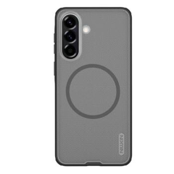 Nillkin Super Frosted PRO Magnetic Samsung Galaxy A57 mágneses műanyag hátlap tok, átlátszó-fekete kép