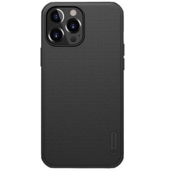 NILLKIN SUPER FROSTED PRO műanyag telefonvédő (közepesen ütésálló, gumírozott, érdes felület) FEKETE Apple iPhone 13 Pro kép