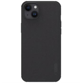 NILLKIN SUPER FROSTED PRO műanyag telefonvédő (közepesen ütésálló, gumírozott, érdes felület) FEKETE Apple iPhone 15 Plus kép